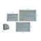 Ekena Millwork Rectangle, Closed Back, Vintage Farmhouse Shadow Box Shelves, Barnwood Decor Collection, PK3 DECR18SBRTCBBU - alternate 3
